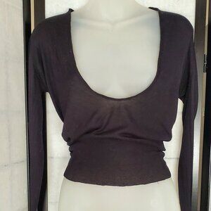 Black Sheer Mango shirt